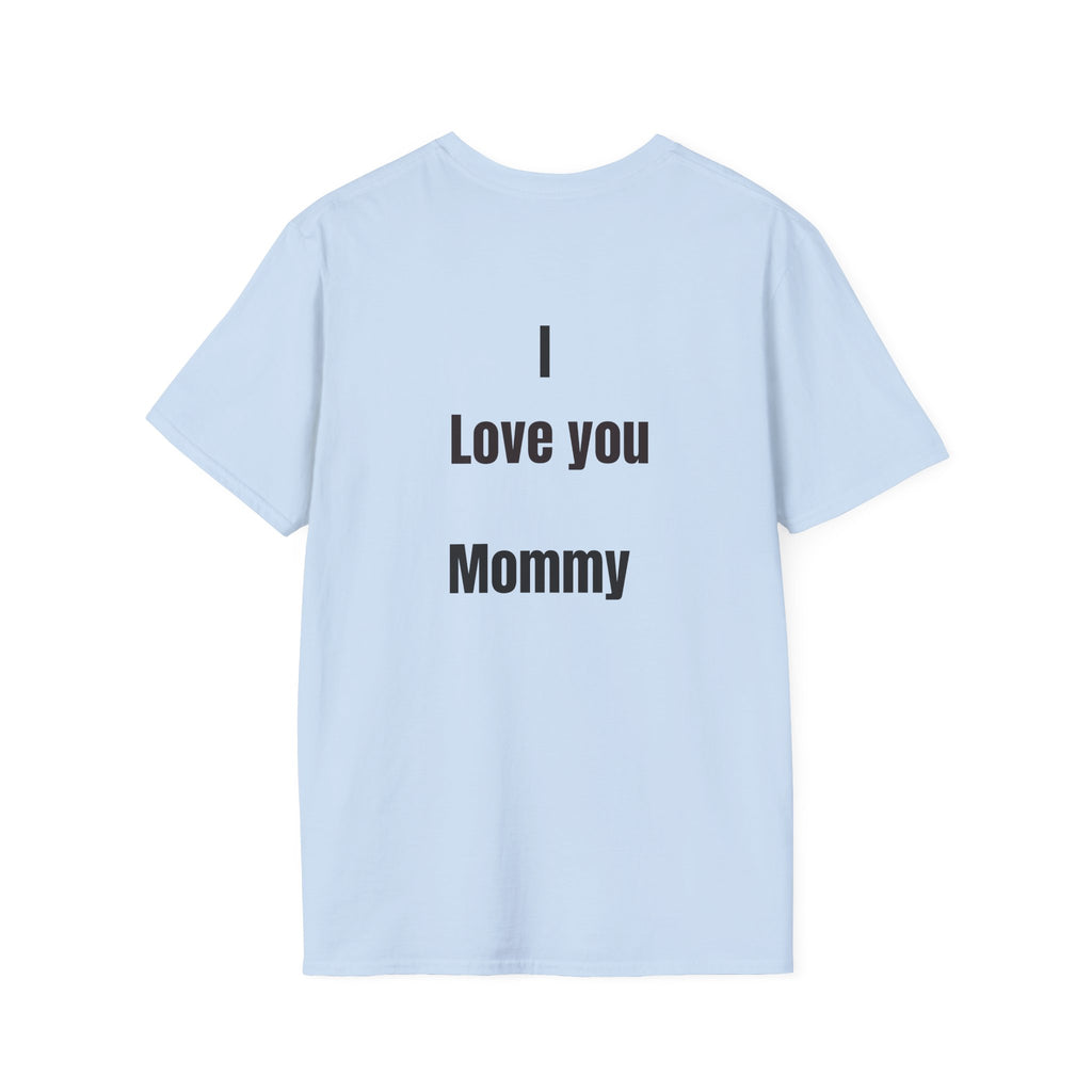 Mother's Day T-Shirt – 'Happy Mother's Day' Heart Arrow Design (Back: I Love You Mommy)