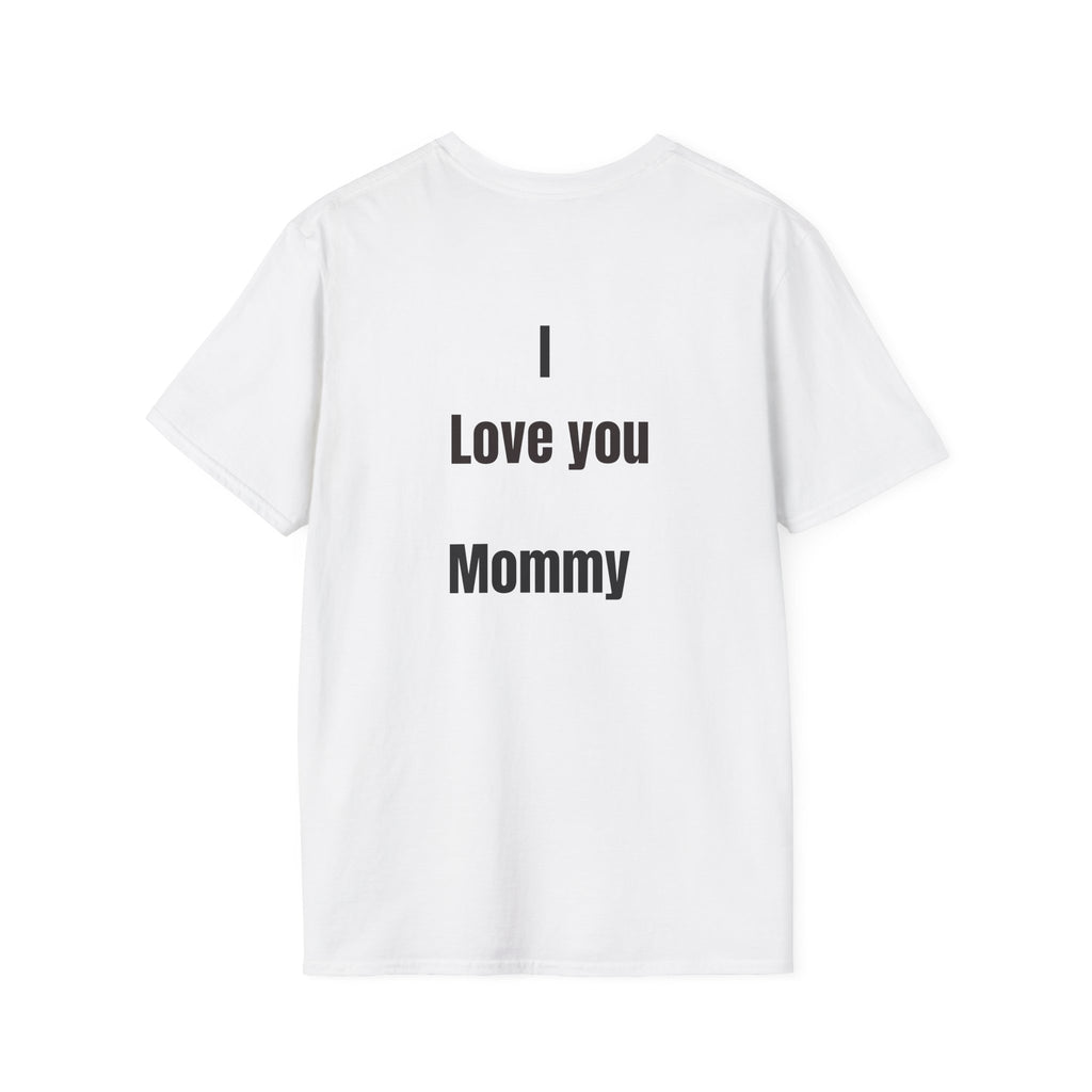 Mother's Day T-Shirt – 'Happy Mother's Day' Heart Arrow Design (Back: I Love You Mommy)