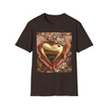 Mother's Day Heart T-Shirt — Happy Mother's Day Gold Heart Design