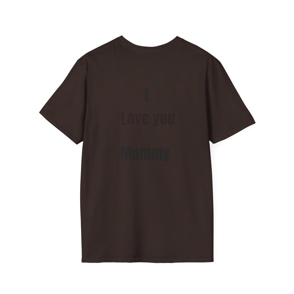 Mother's Day T-Shirt – 'Happy Mother's Day' Heart Arrow Design (Back: I Love You Mommy)