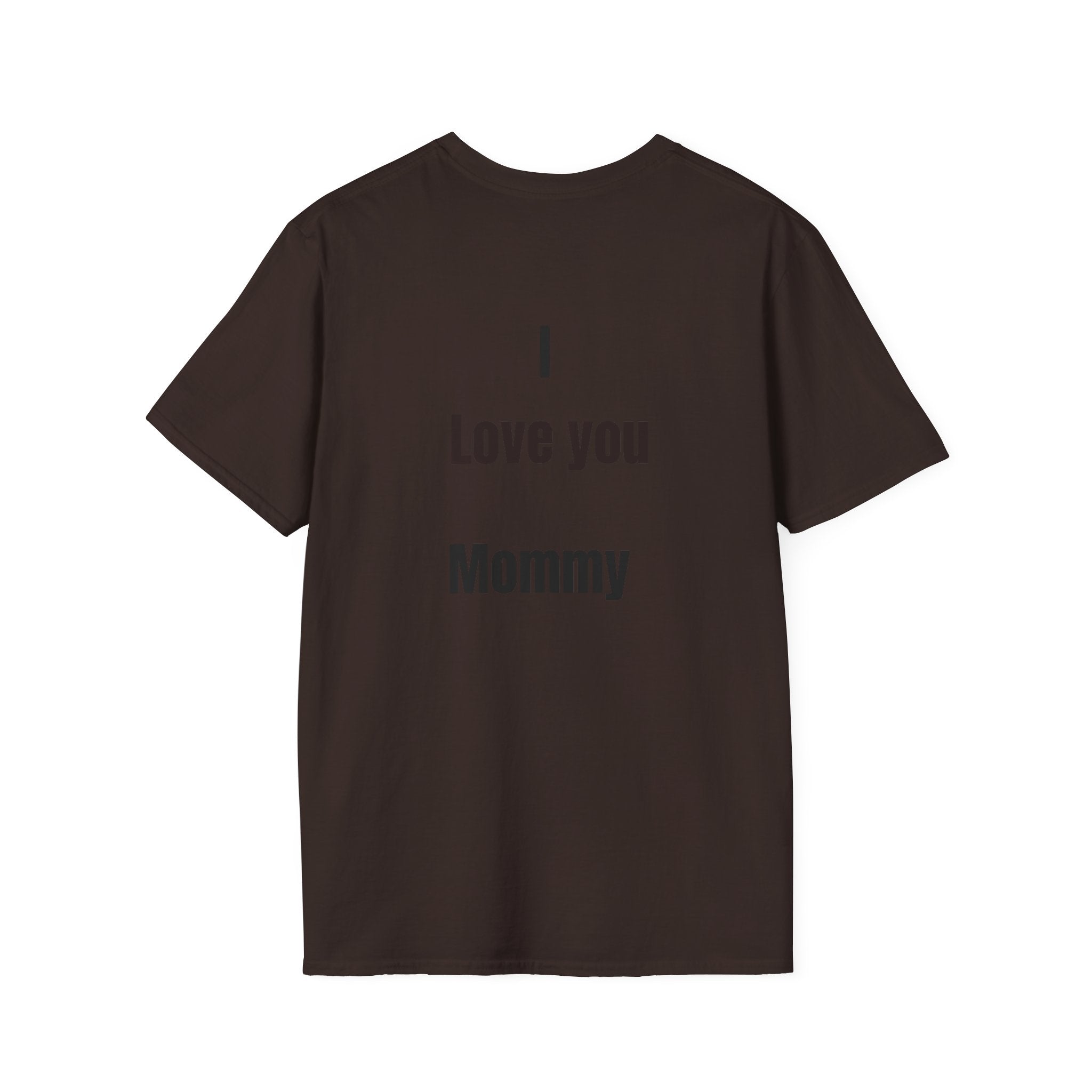 Mother's Day T-Shirt – 'Happy Mother's Day' Heart Arrow Design (Back: I Love You Mommy)