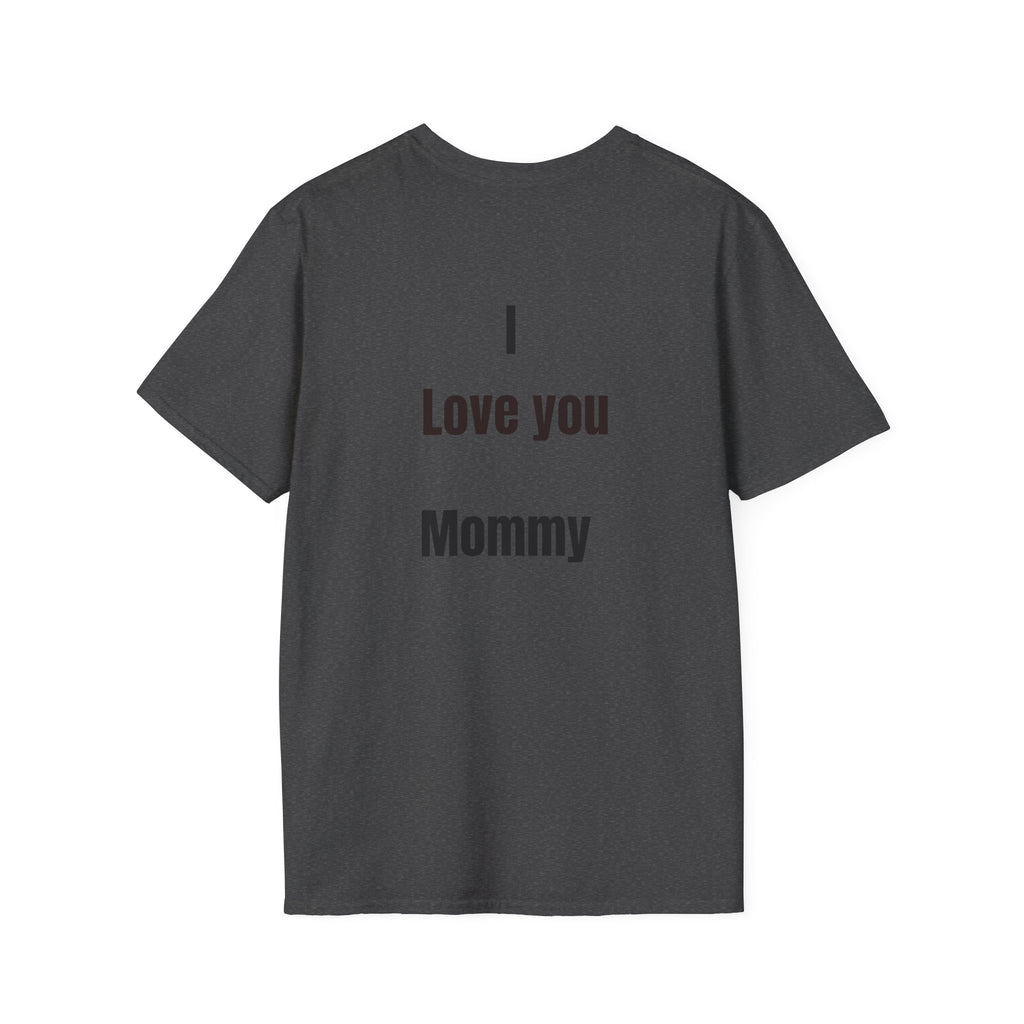 Mother's Day T-Shirt – 'Happy Mother's Day' Heart Arrow Design (Back: I Love You Mommy)