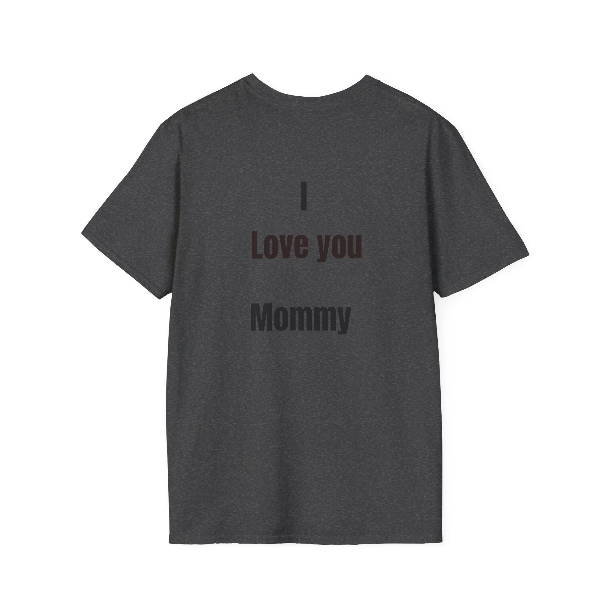 Mother's Day T-Shirt – 'Happy Mother's Day' Heart Arrow Design (Back: I Love You Mommy)