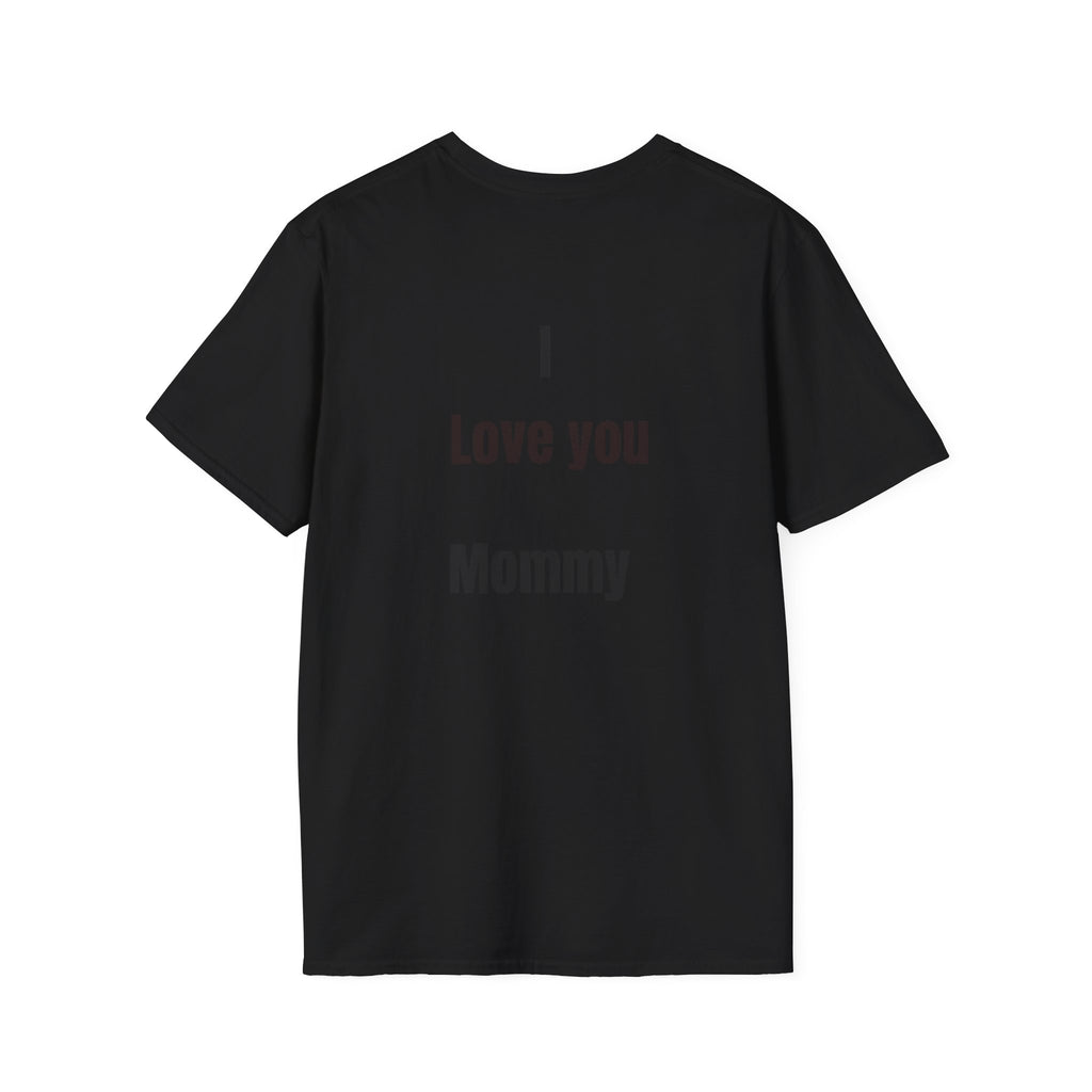 Mother's Day T-Shirt – 'Happy Mother's Day' Heart Arrow Design (Back: I Love You Mommy)