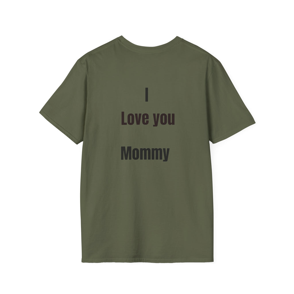 Mother's Day T-Shirt – 'Happy Mother's Day' Heart Arrow Design (Back: I Love You Mommy)