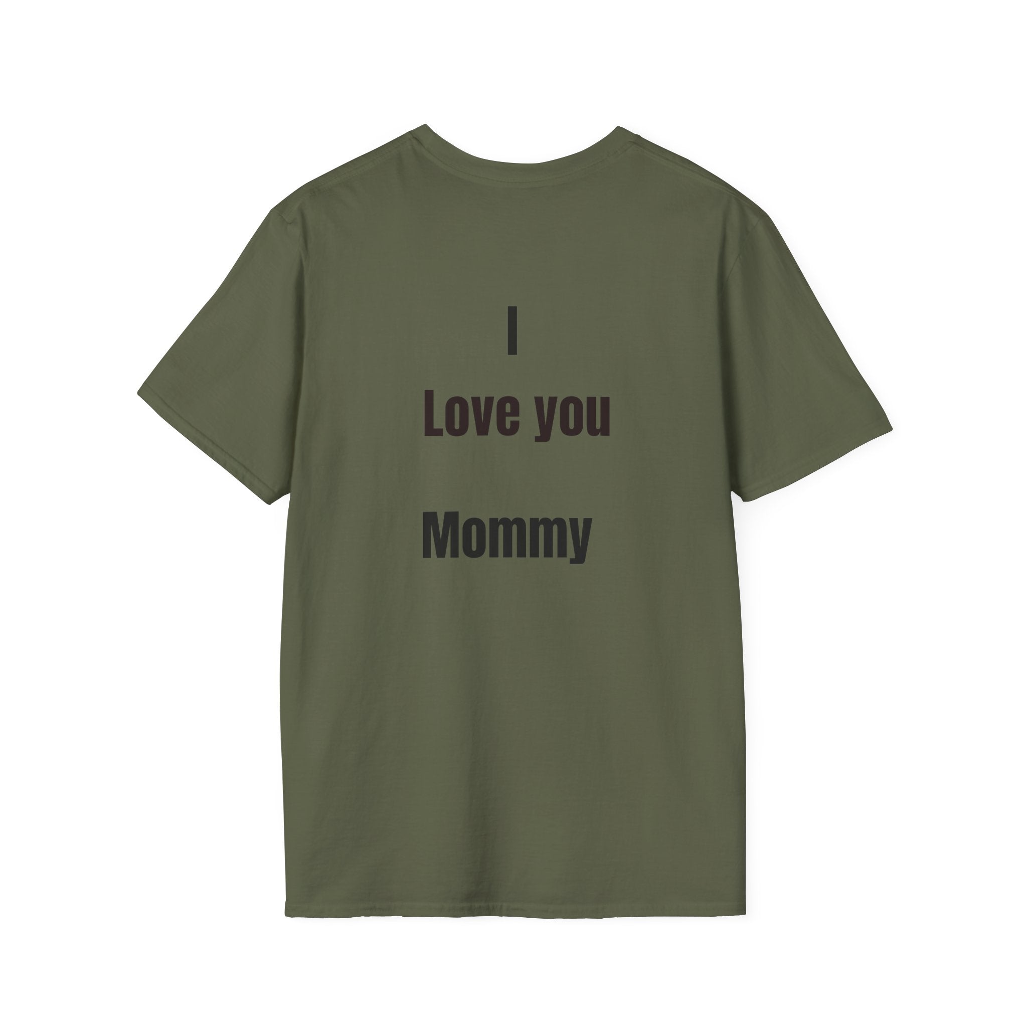 Mother's Day T-Shirt – 'Happy Mother's Day' Heart Arrow Design (Back: I Love You Mommy)