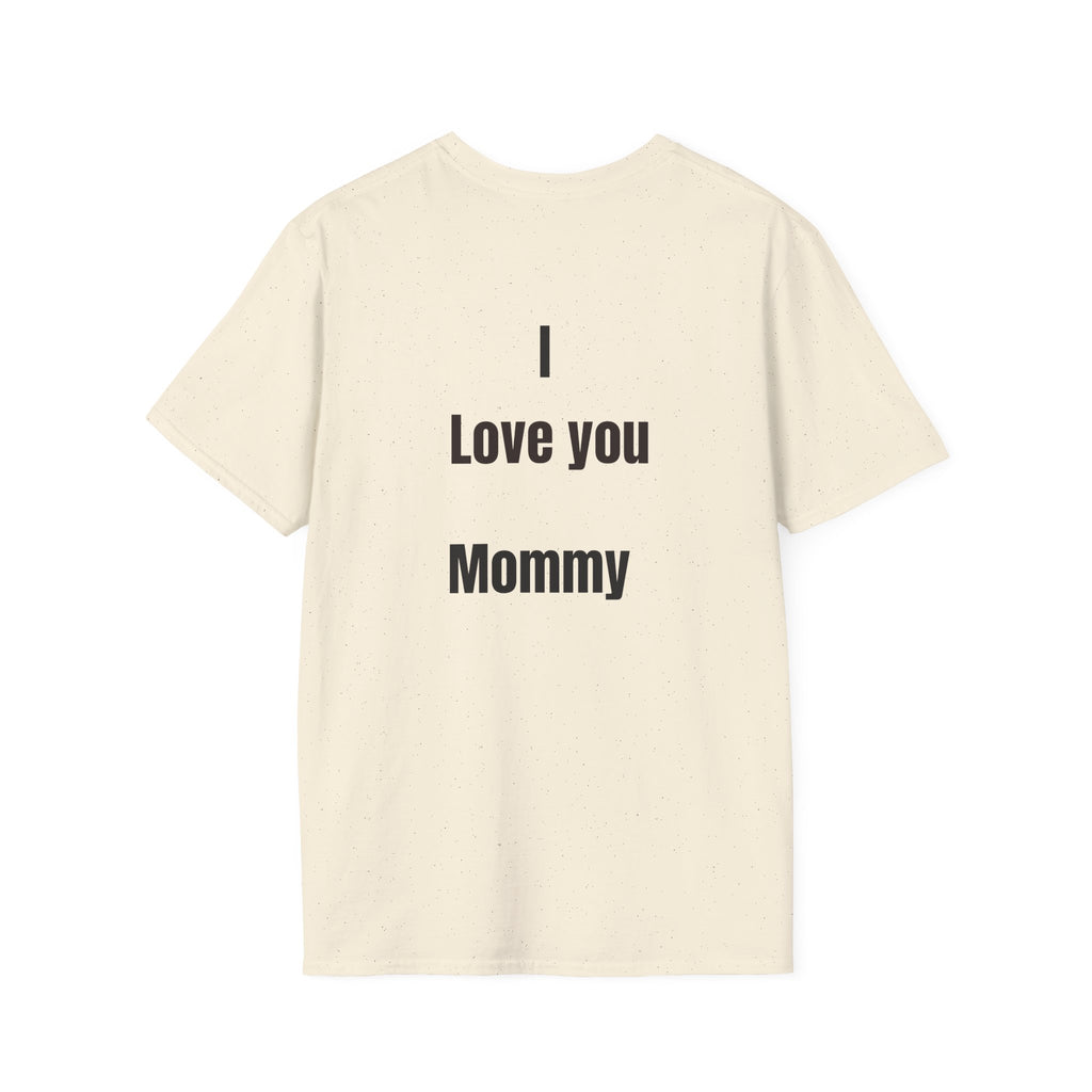 Mother's Day T-Shirt – 'Happy Mother's Day' Heart Arrow Design (Back: I Love You Mommy)