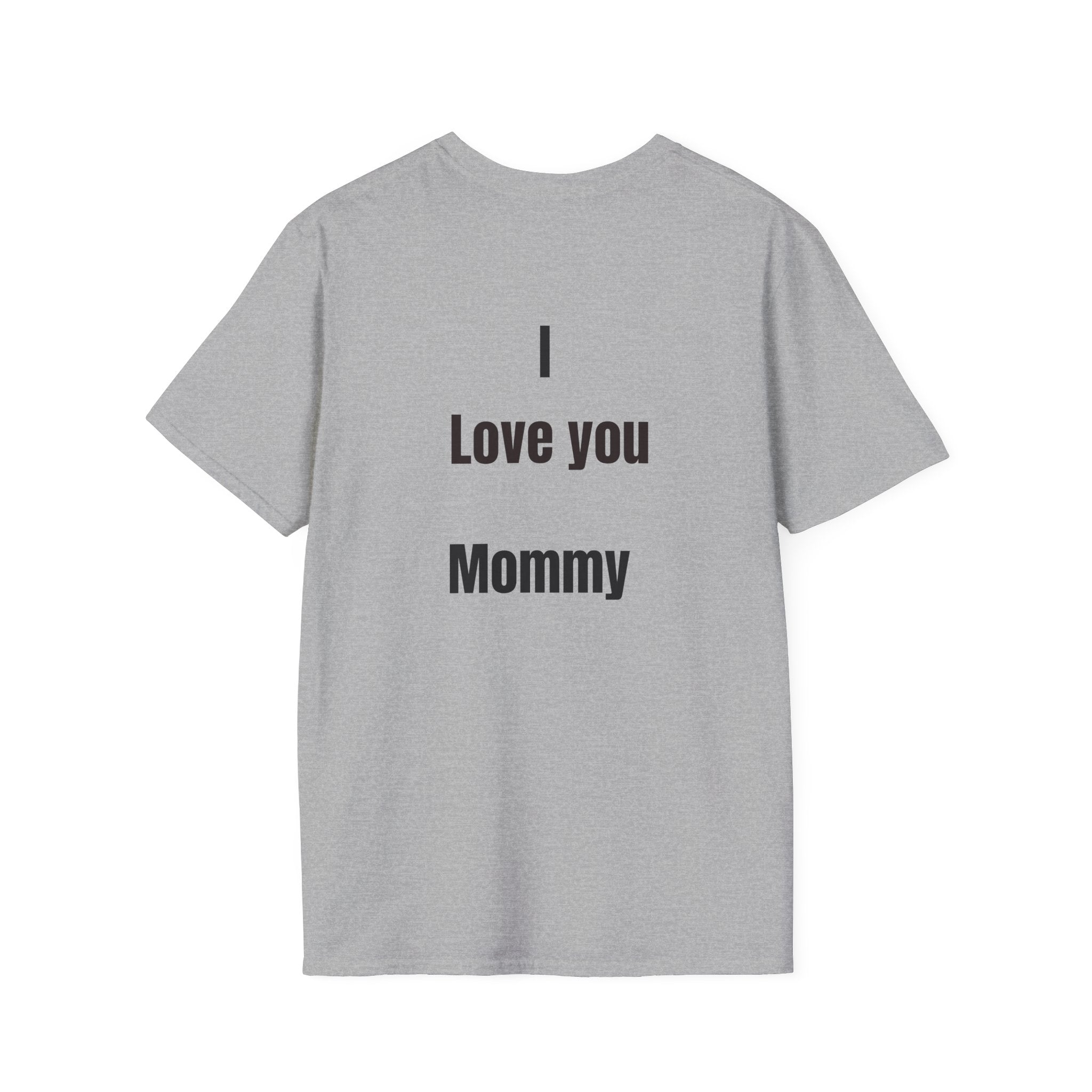 Mother's Day T-Shirt – 'Happy Mother's Day' Heart Arrow Design (Back: I Love You Mommy)