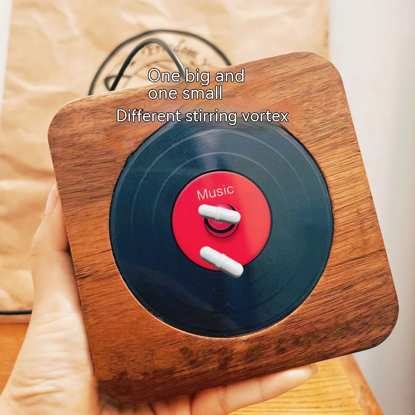 Automatic Stirring Cup Magnetic Coaster