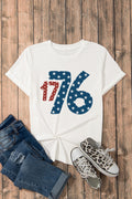 Summer Hot Sale Independence Day T-shirt Cotton